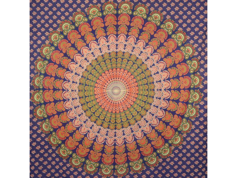 Narzuty bawełniane mandala